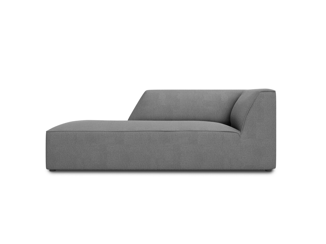 Sezlong living stanga 1 loc, Ruby, Micadoni Home, BL, 180x93x69 cm, poliester, gri - imagine 6